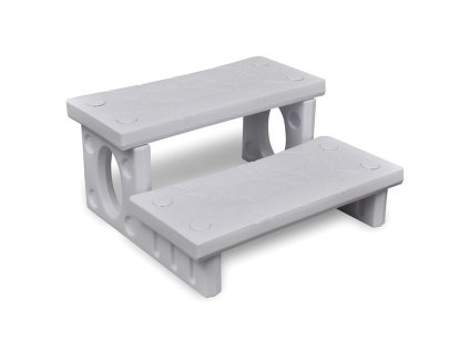 Biele schodíky do kúpeľa