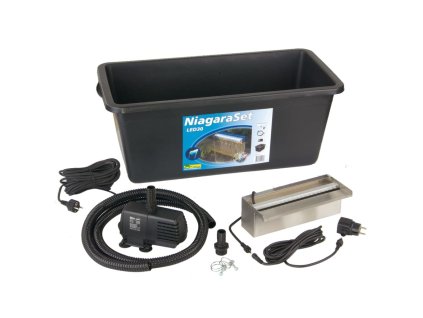 Ubbink Súprava vodopádu Niagara 30 cm LED s čerpadlom
