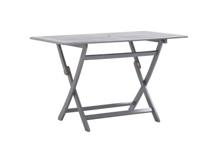 Multidom Skladací záhradný stôl 120x70x75 cm, akáciový masív