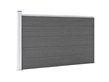 Multidom Záhradný plot, WPC 175x105 cm, sivý