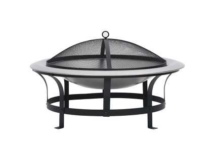 Multidom Vonkajšie ohnisko s grilom nehrdzavejúca oceľ 76 cm