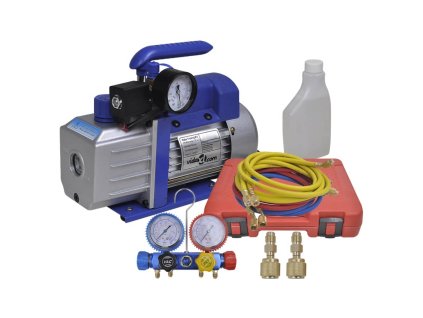 Multidom Sada jednostupňového vákuového čerpadla s 4-cestným potrubným meradlom