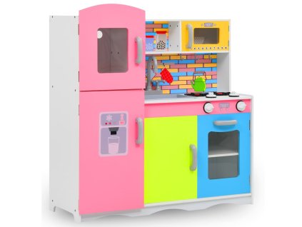 Multidom Detská kuchynka MDF 80x80x85 cm viacfarebná