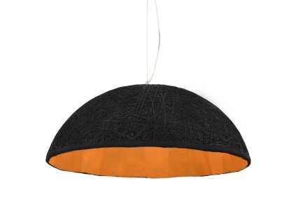 Multidom Závesná lampa čierna a zlatá Ø70 cm E27