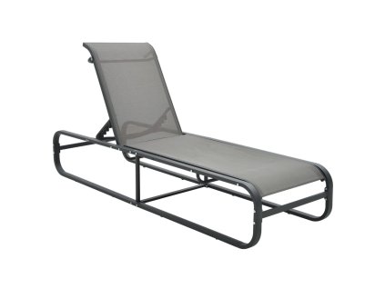 Multidom Záhradné ležadlo hliník a textilén