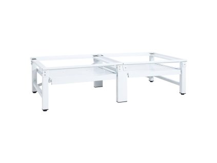 Multidom Dvojitý podstavec pod práčku a sušičku s vyťahovacími policami