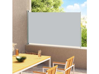 Multidom Zaťahovacia bočná markíza na terasu 200x300 cm, sivá