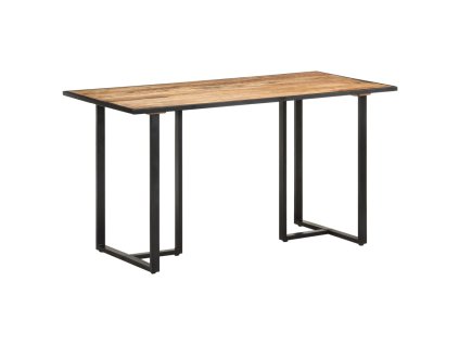 Multidom Jedálenský stôl 140 cm surové mangovníkové drevo