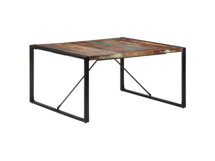Multidom Jedálenský stôl 140x140x75 cm recyklovaný masív