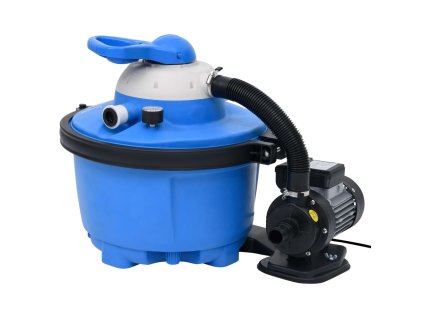 Multidom Čerpadlo na pieskový filter modro-čierne 385x620x432 mm 200 W 25 l