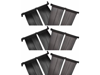 Multidom Solárny panel na ohrev vody v bazéne 6 ks 80x620 cm