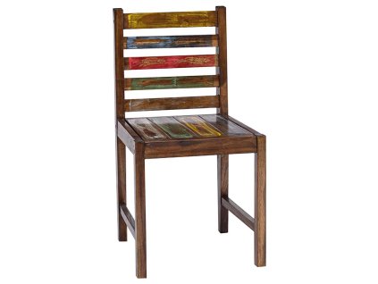 Multidom Jedálenské stoličky 2 ks recyklovaný masív