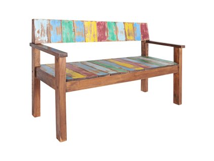 Multidom Lavička 115 cm recyklovaný masív