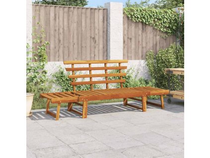 Multidom Záhradná lavička 2 v 1 190 cm akáciový masív