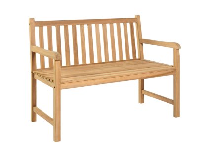 Multidom Záhradná lavička 114 cm teakový masív