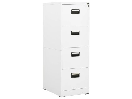 Multidom Kartotéka biela 46x62x133 cm oceľová