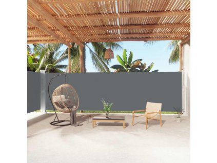 Multidom Zaťahovacia bočná markíza antracitová 180x1000 cm