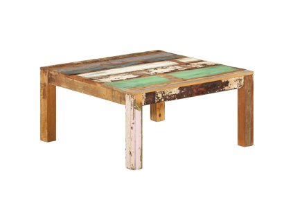 Multidom Konferenčný stolík 80x80x40 cm masívne recyklované drevo