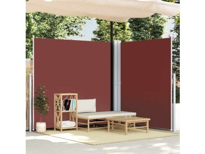 Multidom Zaťahovacia bočná markíza hnedá 200x600 cm