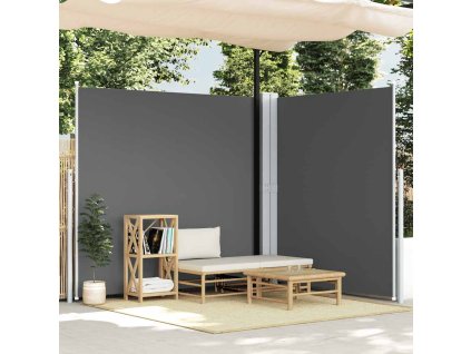 Multidom Zaťahovacia bočná markíza antracitová 220x600 cm