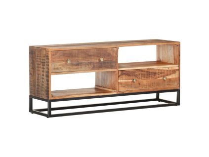 Multidom TV skrinka 120x30x50 cm surové akáciové drevo