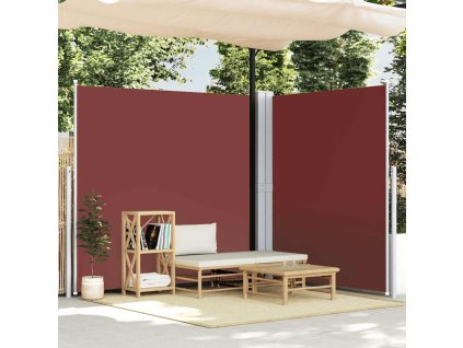 Multidom Zaťahovacia bočná markíza hnedá 220x600 cm