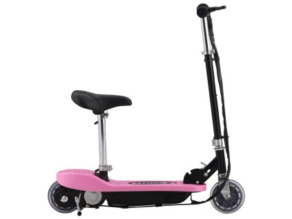 Multidom Elektrická kolobežka so sedadlom 120 W, ružová