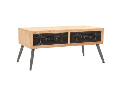 Multidom Konferenčný stolík masívne jedľové drevo 115x55x50 cm