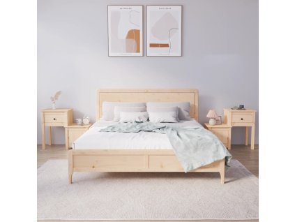 Multidom Nočné stolíky 2 ks 79,5x38x65,5 cm masívne borovicové drevo