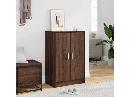 Multidom Botník hnedý dub 60x35x92 cm spracované drevo