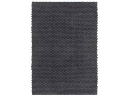 Multidom Koberec obdĺžnikový antracitový 160x230 cm bavlna