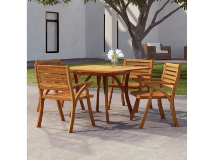 Multidom Záhradný stôl 110x110x75 cm akáciový masív