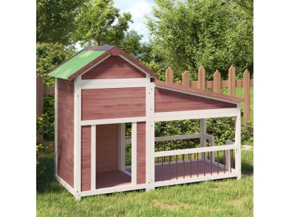 Multidom Koterec pre psa mocha káva 143x60,5x109 cm borovicový masív