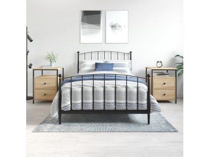 Multidom Nočné stolíky 2 ks dub sonoma 44x45x60 cm kompozitné drevo