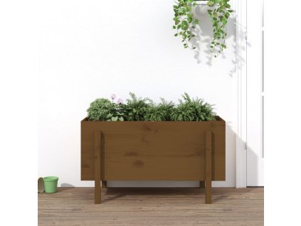 Multidom Záhradný vyvýš. záhon medovohnedý 101x50x57 cm masívna borovica