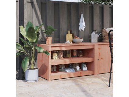 Multidom Vonkajšia kuchynská skrinka 106x55x64 cm masívny douglas