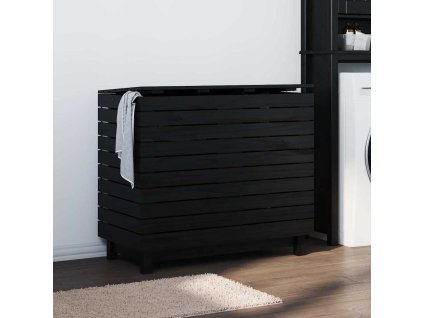 Multidom Kôš na bielizeň 88,5x44x76 cm masívna borovica