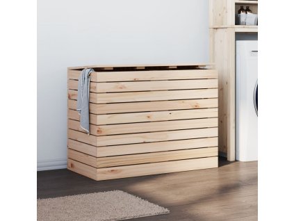 Multidom Kôš na bielizeň 88,5x44x66 cm masívna borovica