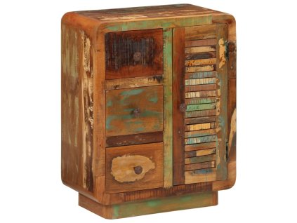 Multidom Komoda s 3 dvierkami 55x30x70 cm, recyklovaný masív