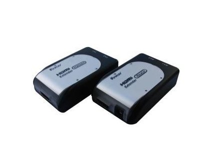 HDMI extender na 60m cez 2x Cat5e