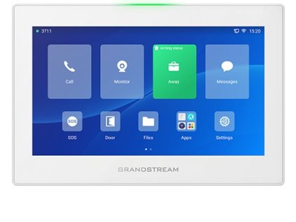 Grandstream GSC3574 SIP interkom a riadiaca stanica, 7'' dotyk.obrazovka, Wi-Fi 6, BT, 6 SIP účtov, biely