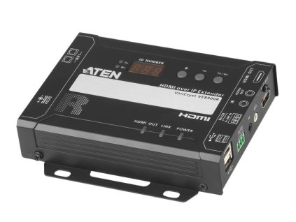 ATEN HDMI Ext. over IP do 100m, 4K @ 60Hz, remote