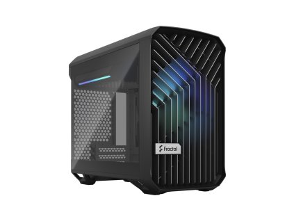 Fractal Design Torrent Nano RGB Black TG Light Tint/Micro Tower/Transpar./Čierna