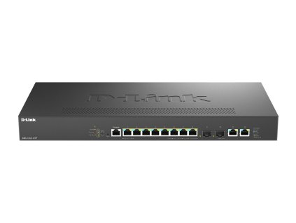 D-Link DMS-1250-12TP/E, 8x 2.5G PoE, 2x 10G SFP+, 2x 10G RJ45, 240W Smart Managed Switch