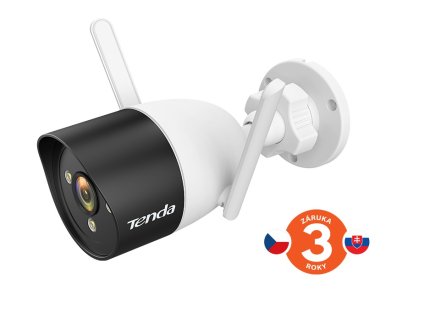 Tenda RT3 - Vonkajšie IP66 Wi-Fi FullHD kamera, nočné LED, dvojcestné audio, detekcia pohybu, CZ app