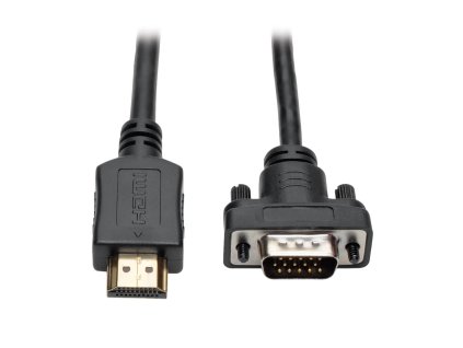 Video kábel HDMI/VGA, Low-Profile HD15 (Samec/Samec), 1.8m