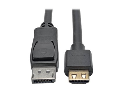 Video kábel aktívny adaptér DisplayPort 1.2 / HDMI uchop.konektor 4K 60Hz HDCP (Samec/Samec), 1.8m