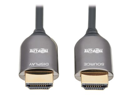 Kábel optický aktívny (AOC) Plenum-Rated HDMI, 8K UHD 60Hz, HDR, Samec/Samec, čierna, 15m