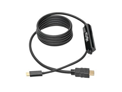 Adaptér USB-C/HDMI (Samec/Samec), 4K, čierna, 1.8m