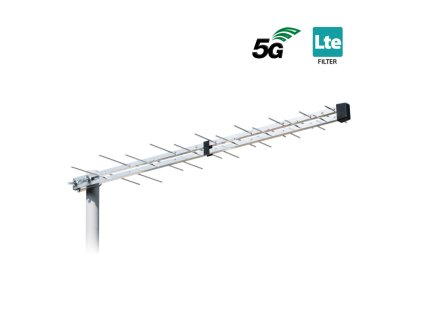 Iskra P-2845 FLT7 H/V - DVB-T/T2 anténa s LTE filtrem
